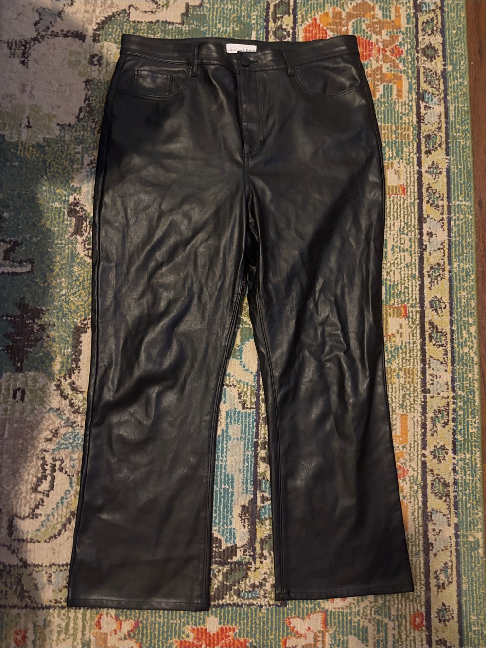 LOFT Black Lined Jacket Interior